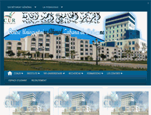 Tablet Screenshot of cu-relizane.dz